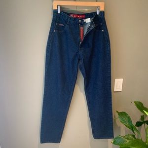 Vintage Posted Relaxed High Waisted Jeans
